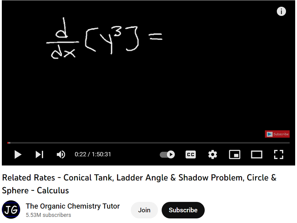 Related Rates Problems (AMS 151)