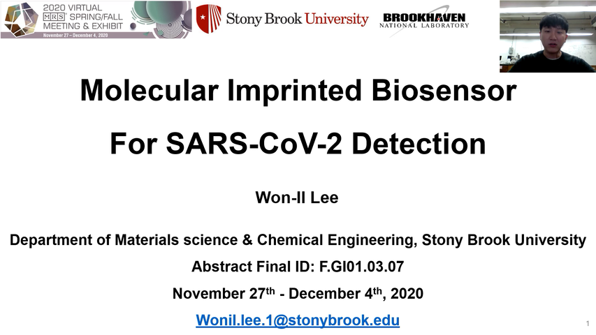 Molecular Imprinted Biosensor for SARS-CoV-2 Detection