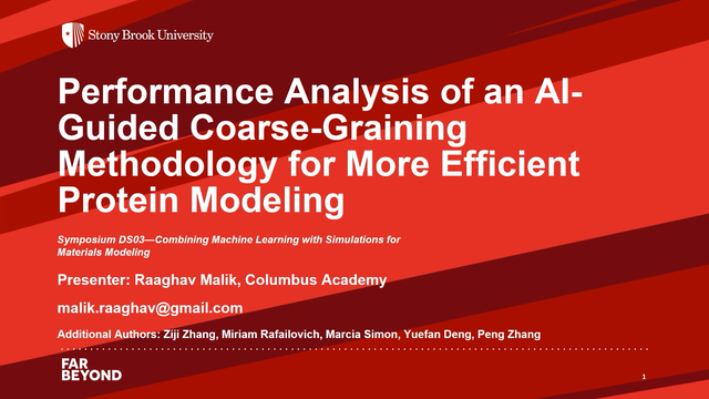 Performance Analysis of an AI-Guided Coarse-Graining Methodology for More Efficient Protein Modeling