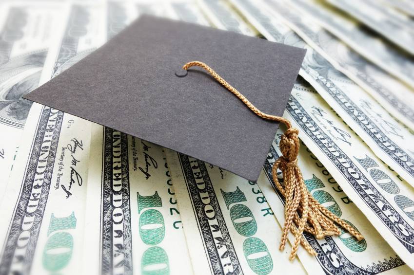 Graduation Cap and money