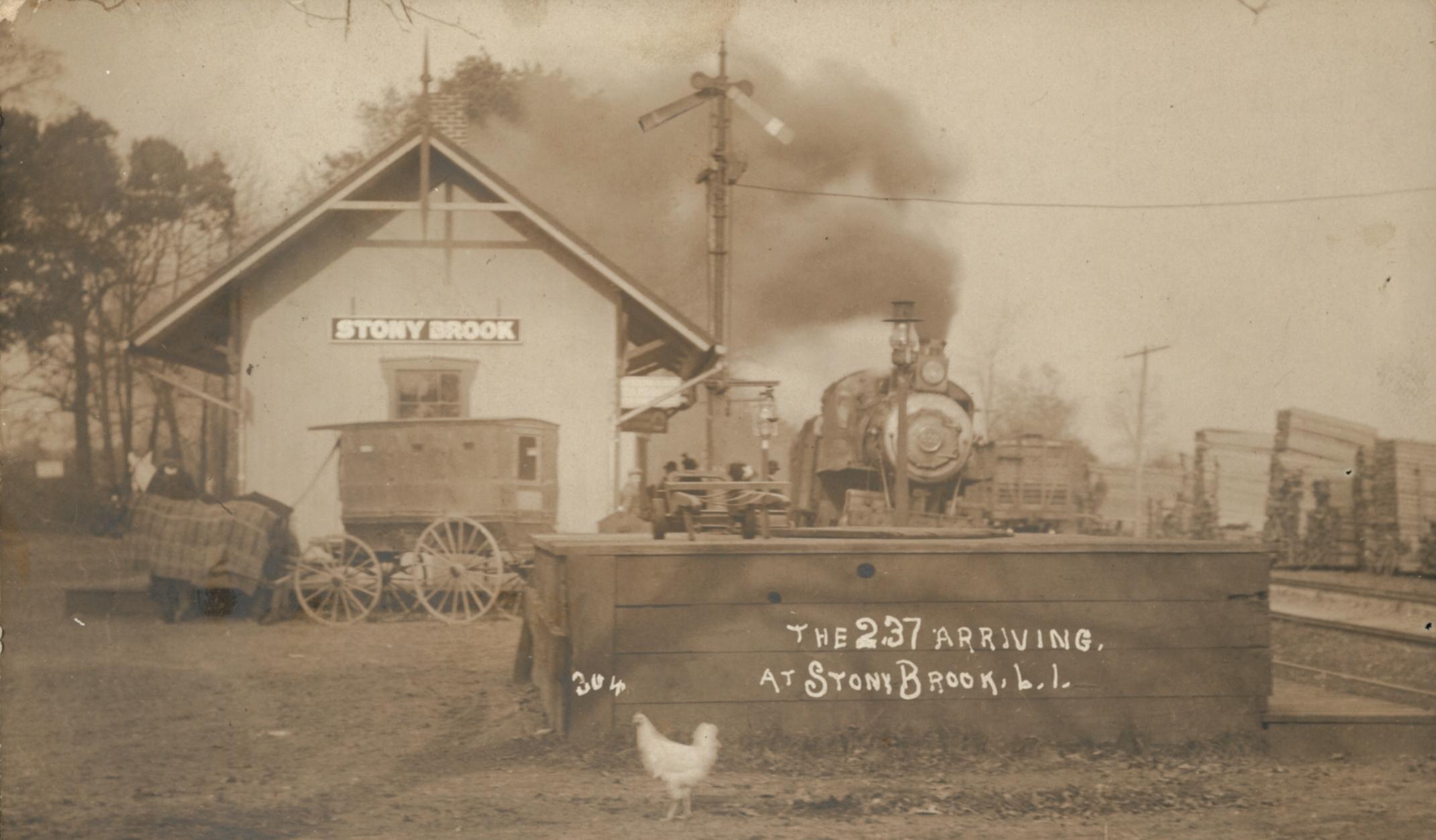 Stony Brook (New York) station house, 1905