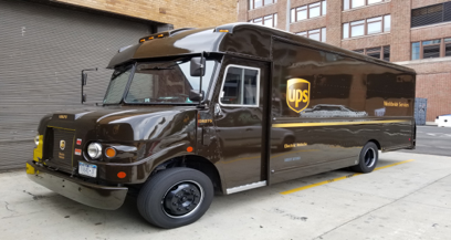 ues new ups truck