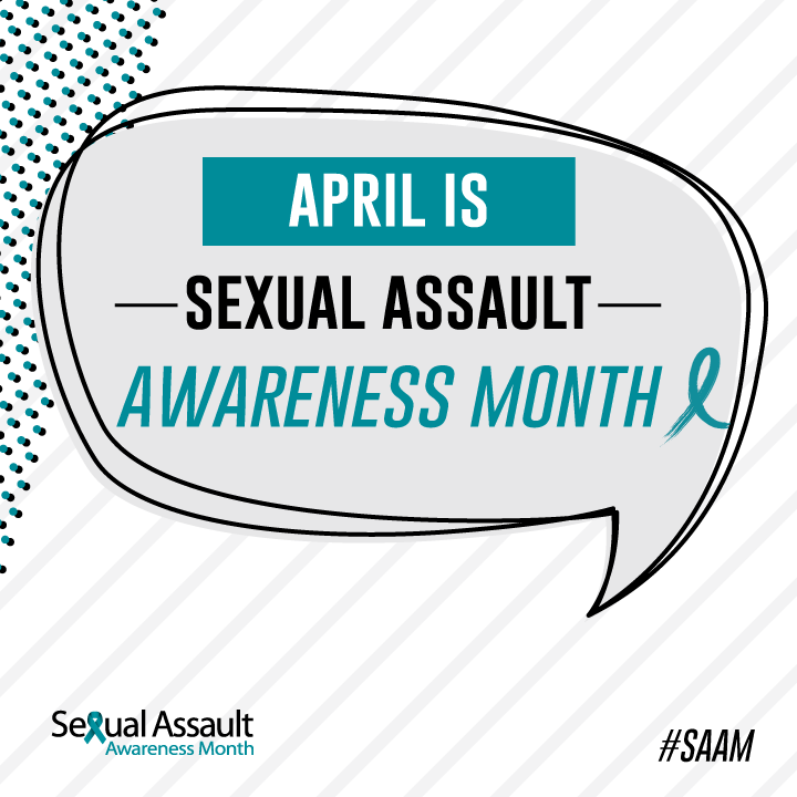 April is Sexual Assault Awareness Month Logo